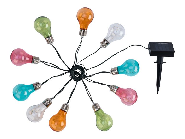 LIVARNO home Solar lichtketting (Bont gekleurd)