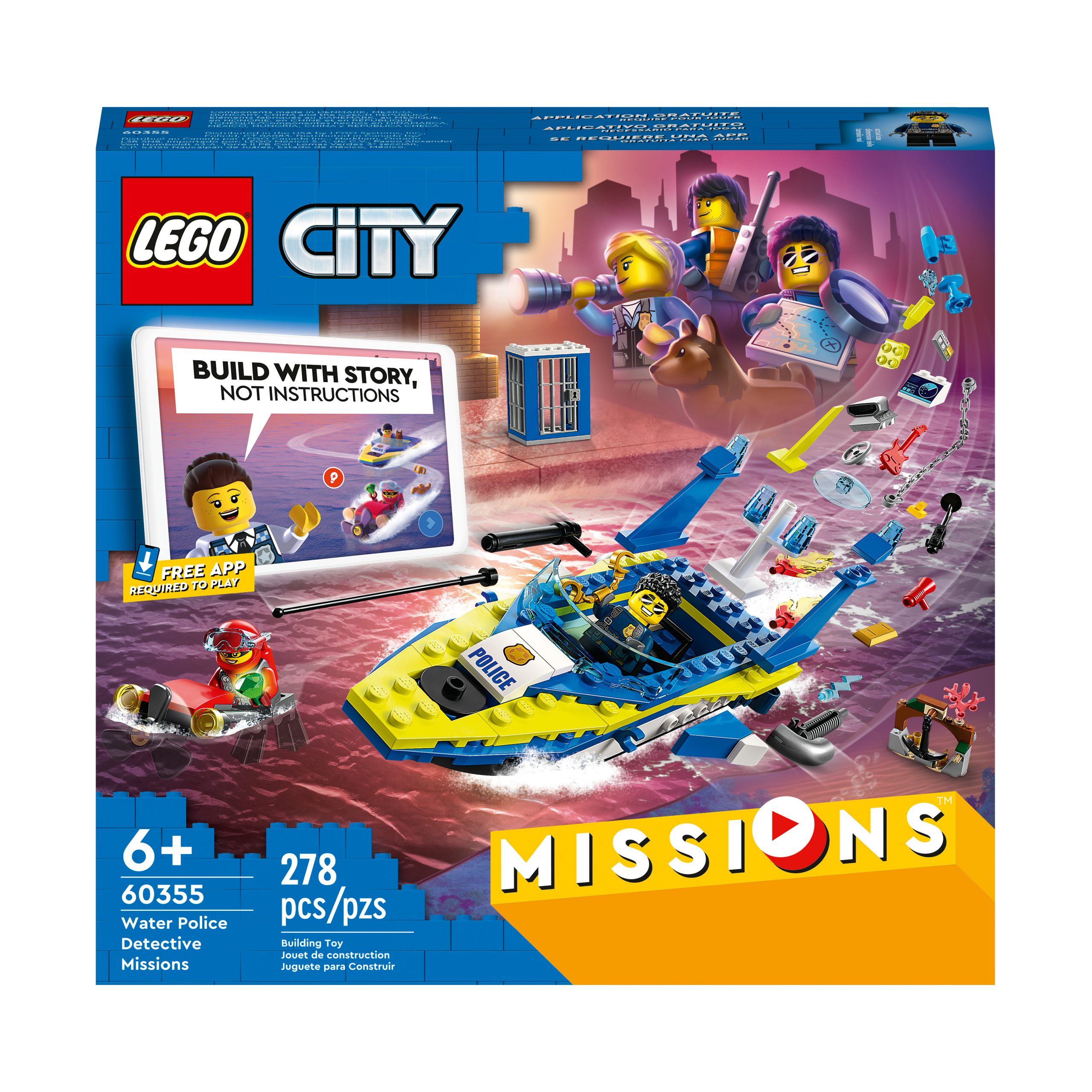 LEGO® City 60355 detectivemissies van stadswaterpolitie